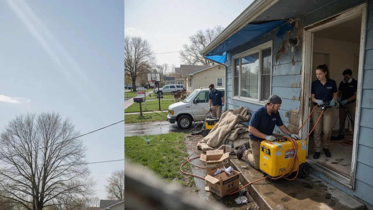 Basement Flood Cleanup in Evarts, KY near me